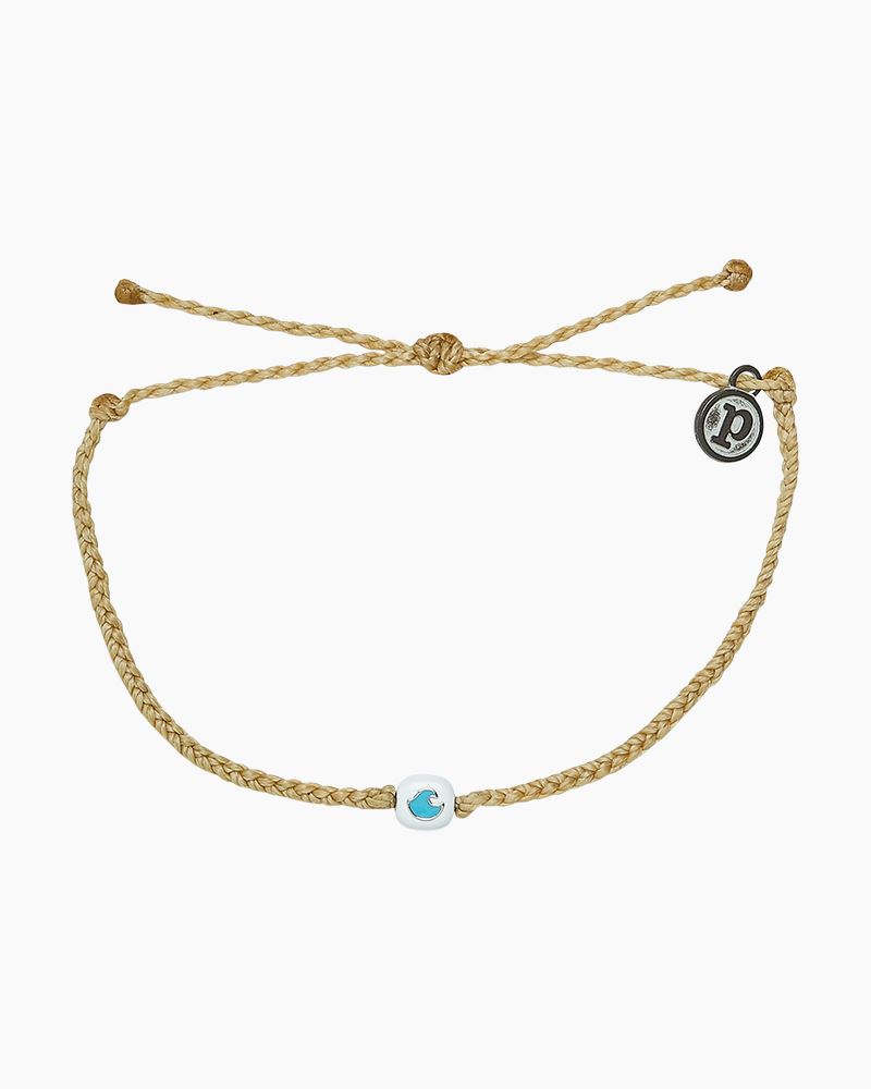 Pura Vida Enamel Wave Bead Bracelet SAHARA