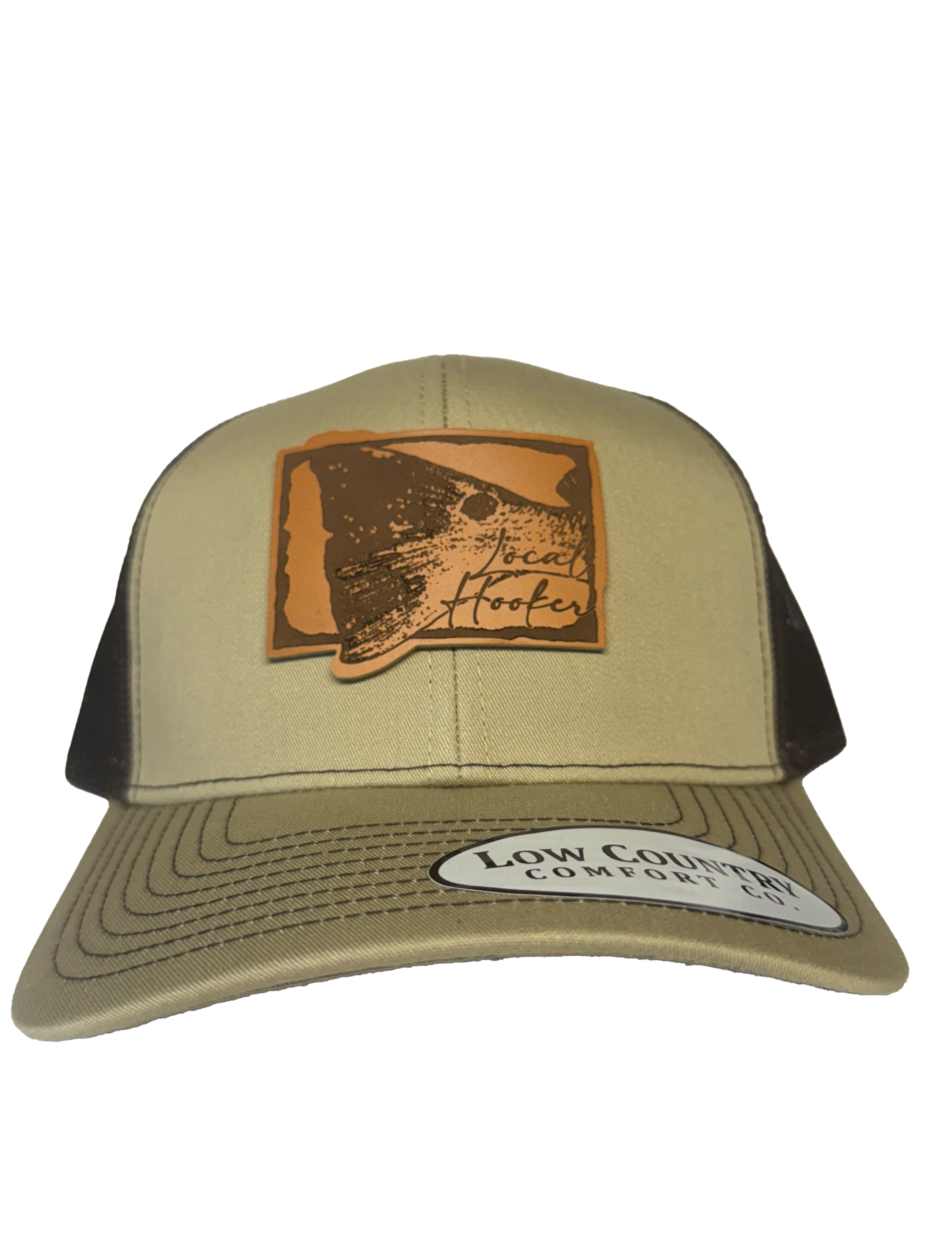 ALL STAR Leather Local Hooker Patch KHAKI/BROWN