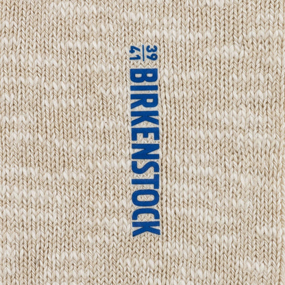 Birkenstock M Socks Cotton Slub BEIGE WHITE