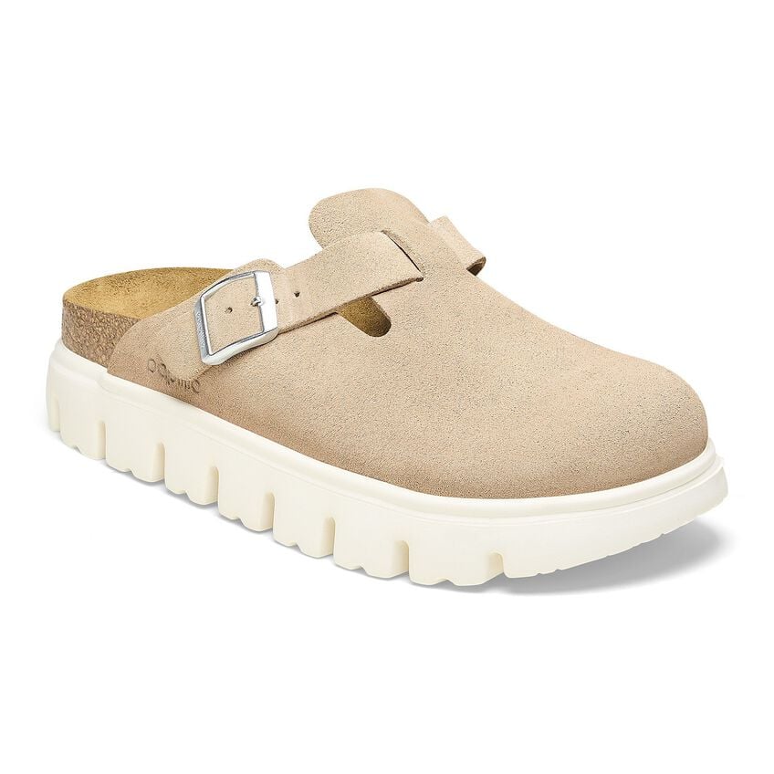 Birkenstock W Boston Chunky WARM SAND - NARROW