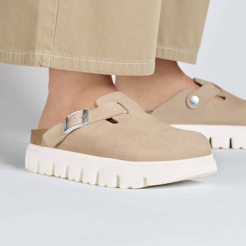 Birkenstock W Boston Chunky WARM SAND - NARROW