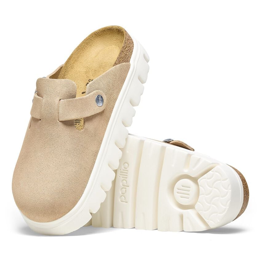 Birkenstock W Boston Chunky WARM SAND - NARROW