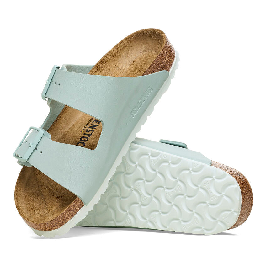 Birkenstock W Arizona Canvas Rivet Logo SURF GREEN - TAILLE NARROW