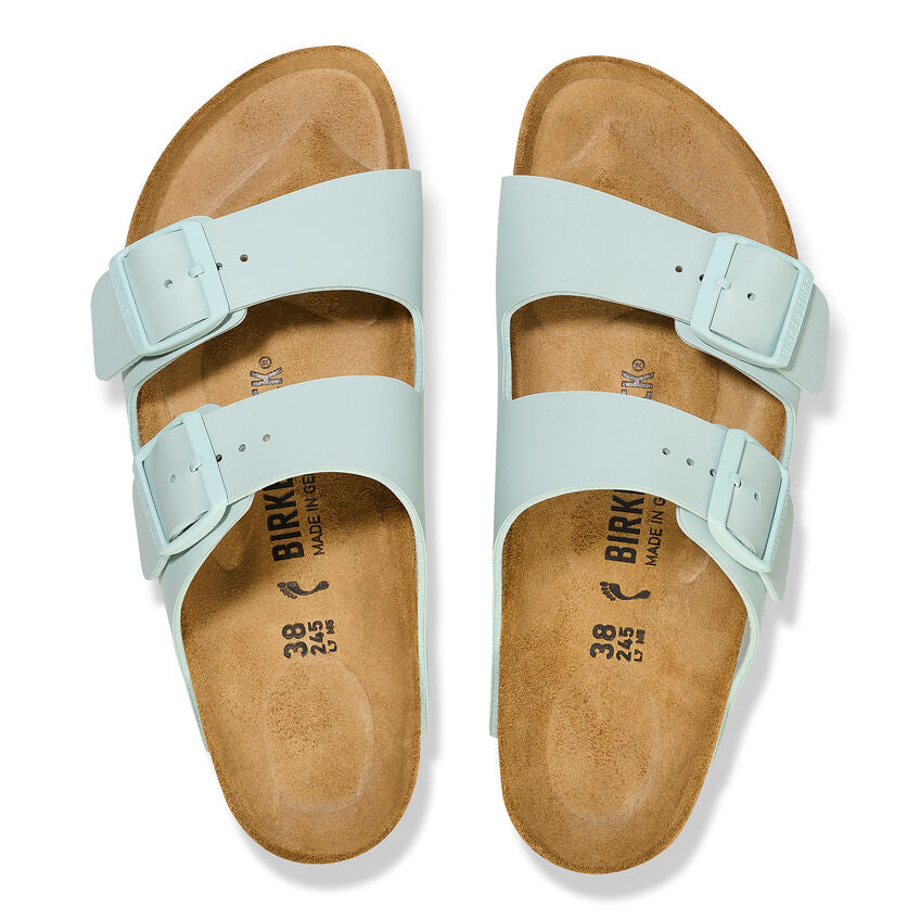 Birkenstock W Arizona Canvas Rivet Logo SURF GREEN - TAILLE NARROW