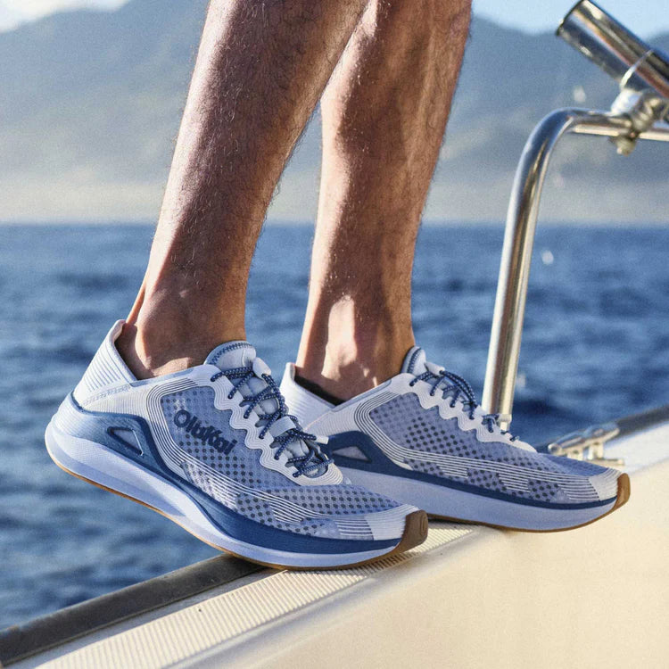 Olukai M Ahi BLUE PEARL/ WHITE SAND