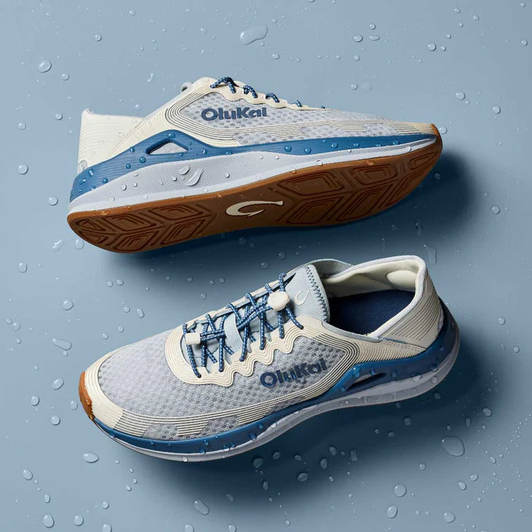Olukai M Ahi BLUE PEARL/ WHITE SAND