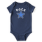 Life is Good Baby Crusher Bodysuit Rockstar DARKEST BLUE