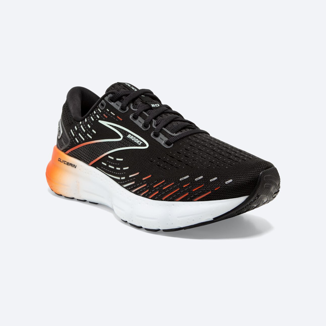 Brooks W Glycerin 20 BLACK / RED / OPAL