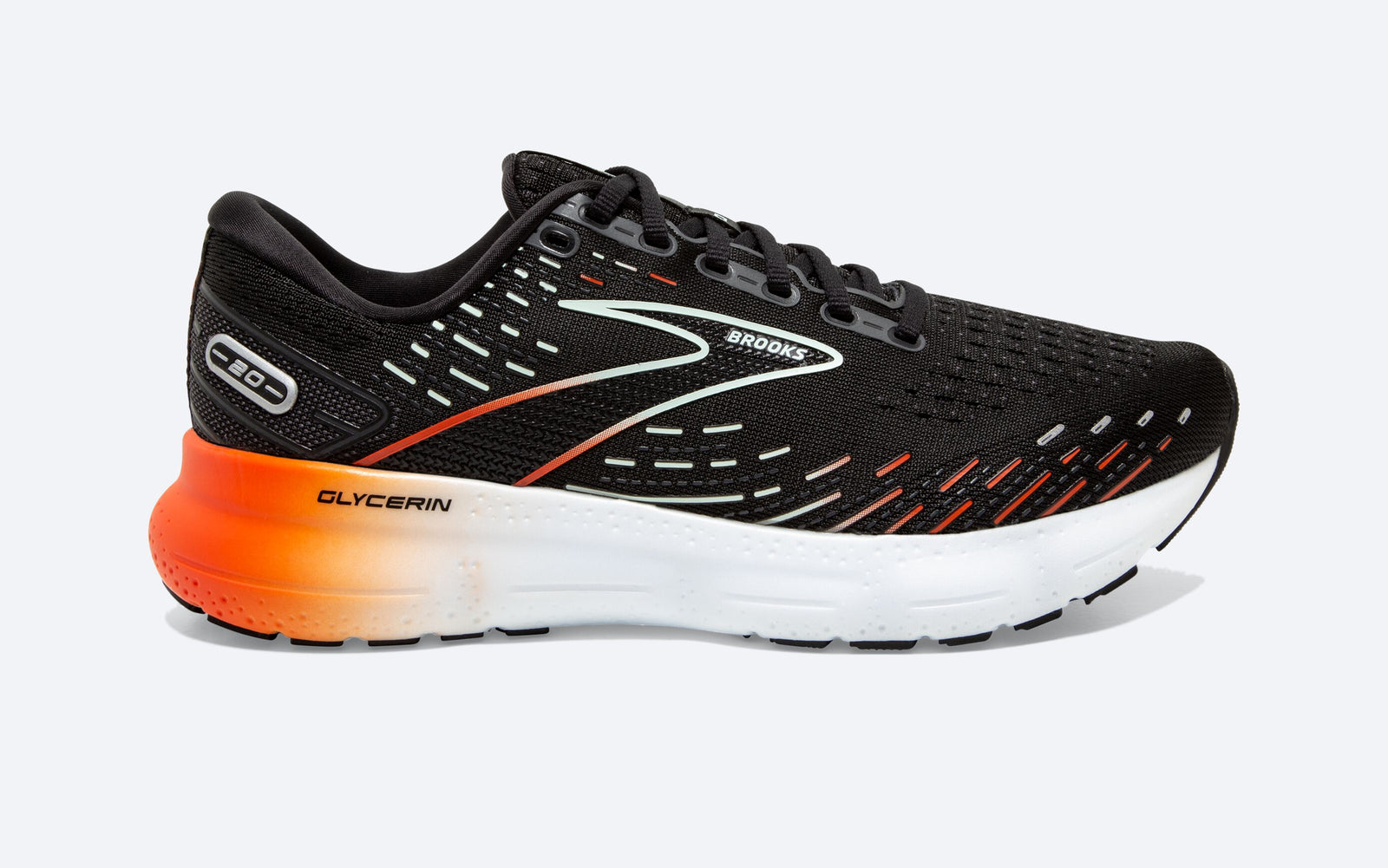 Brooks W Glycerin 20 BLACK / RED / OPAL