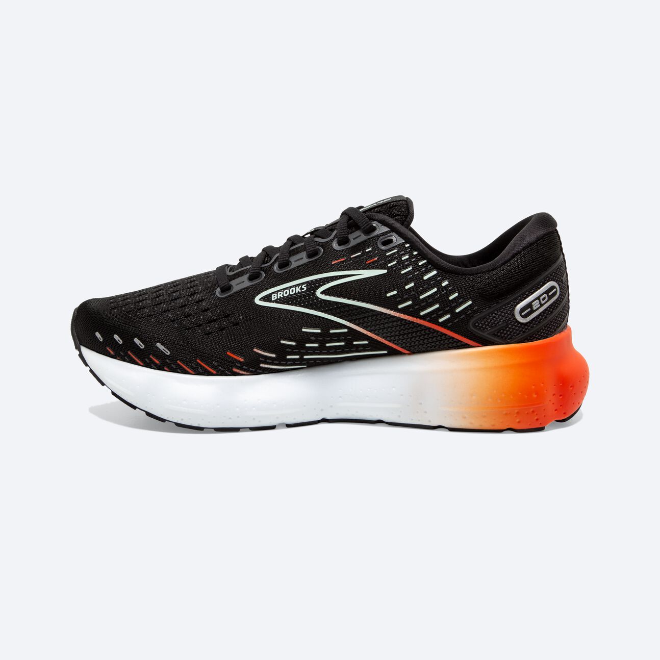 Brooks W Glycerin 20 BLACK / RED / OPAL