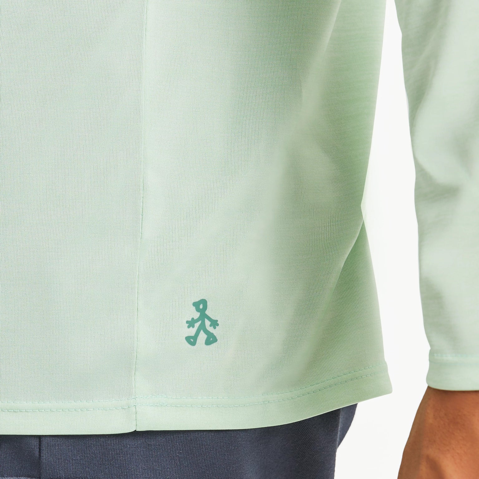 Life is Good M LS Sun Crusher Small Palms SAGE GREEN