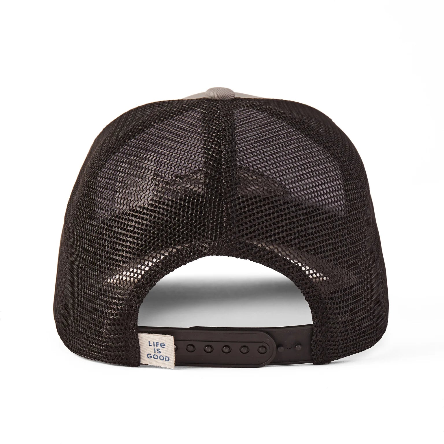 Life is Good Clean Swimming Shark Trucker Hat SLATE