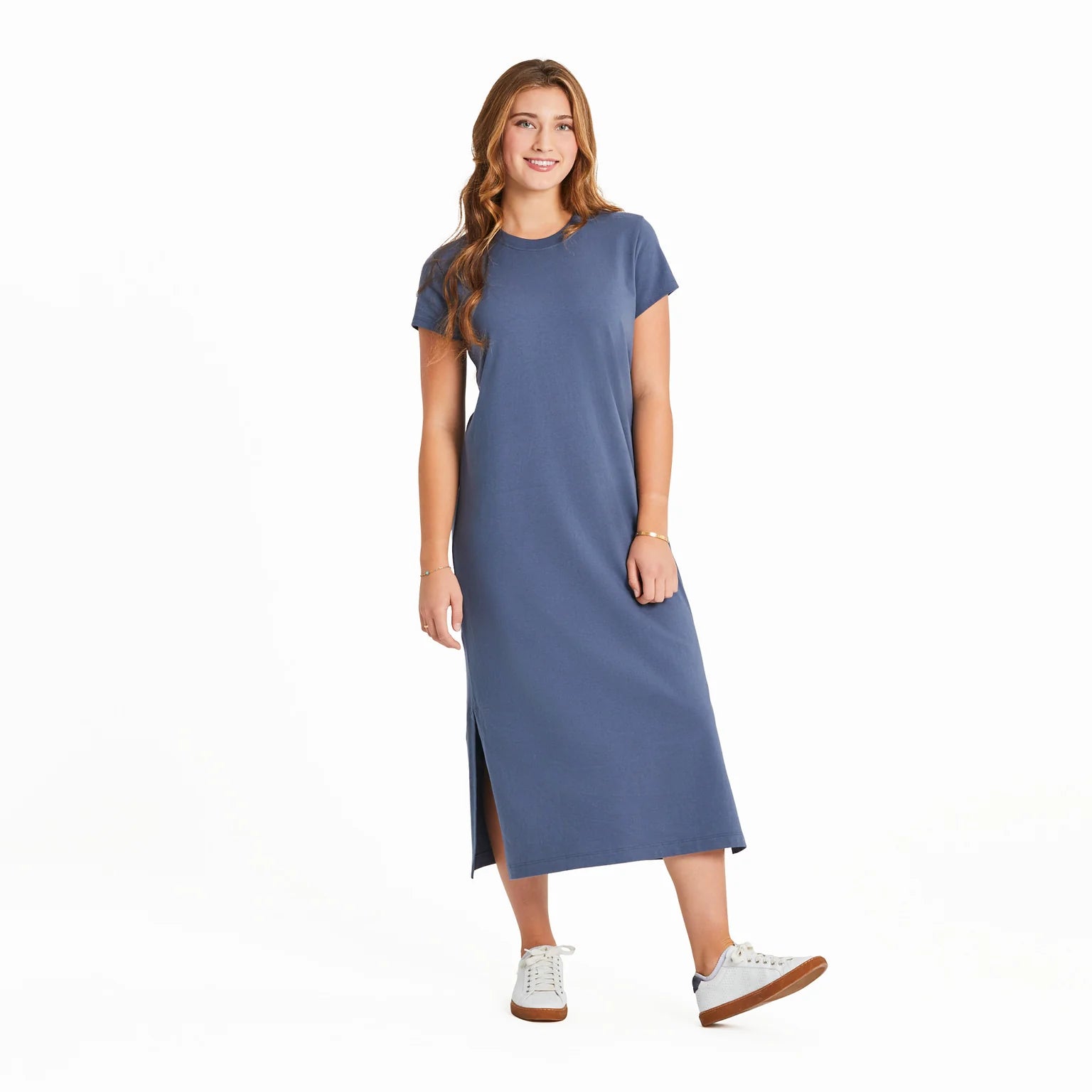 Life is Good W SS Crusher Dress DARKEST BLUE