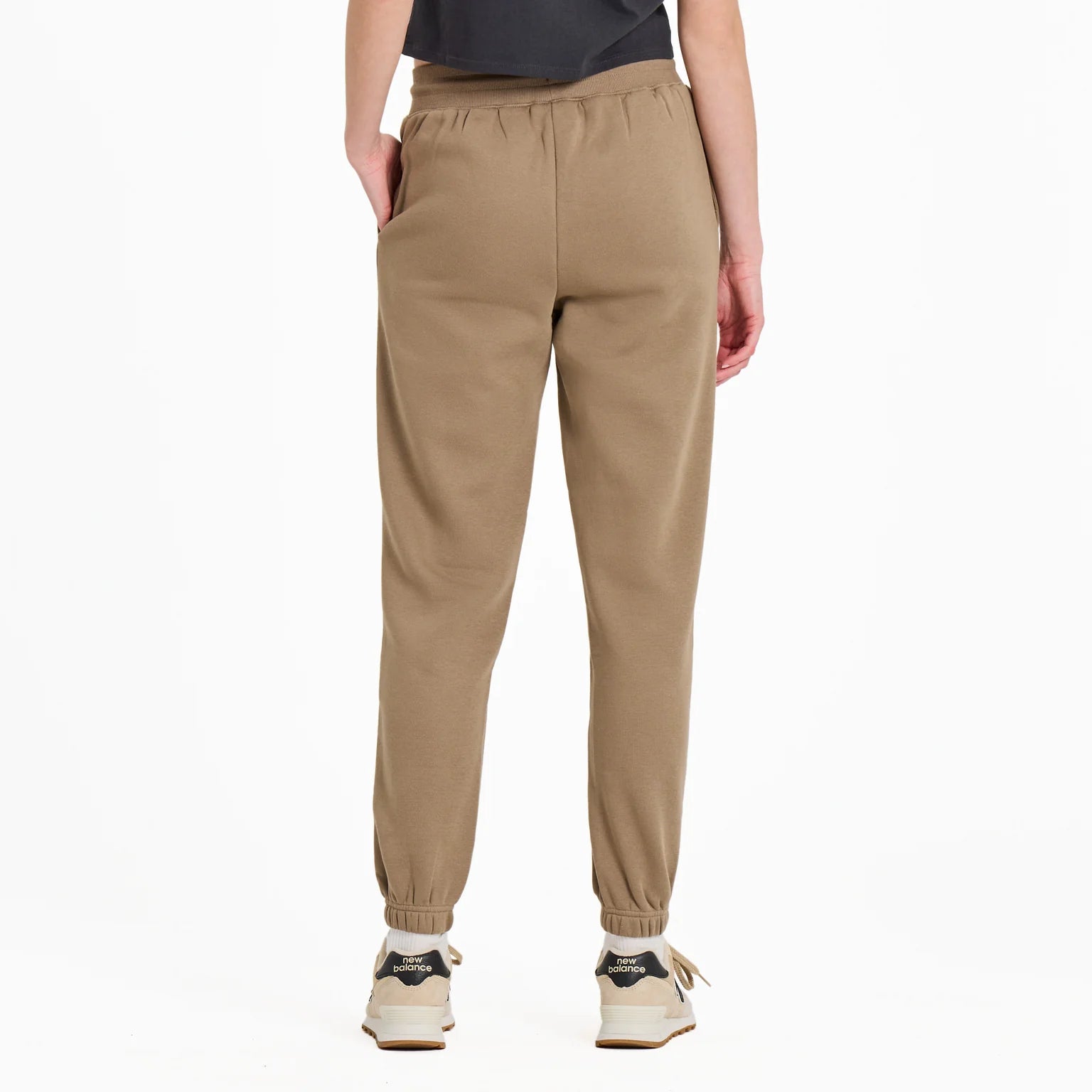 Life is Good W Good Vibes Jogger MUSHROOM