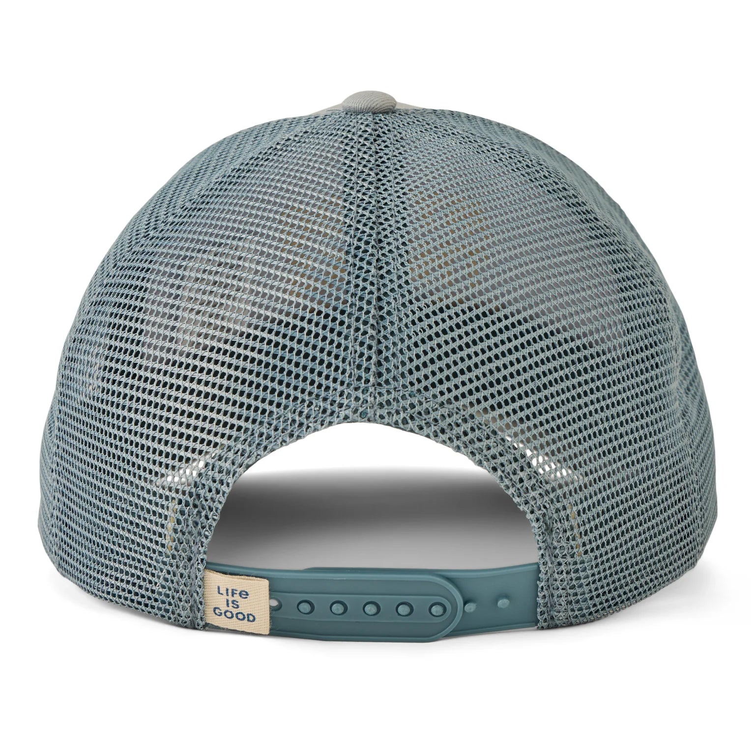 Life Is Good My Dog Thinks I'm Cool Trucker GRAY BLUE