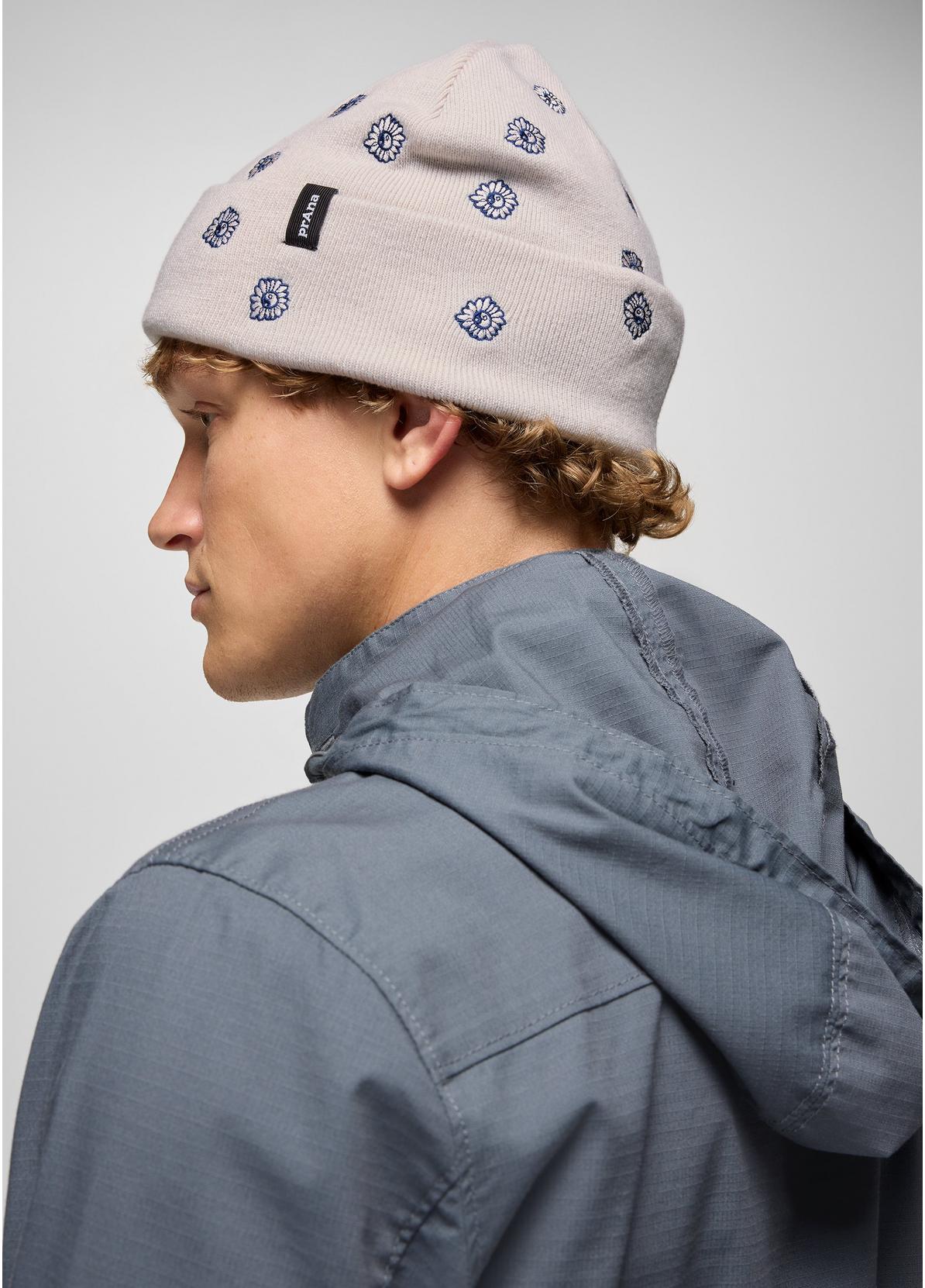 prAna Wild Now Beanie ALMOND YINYANG