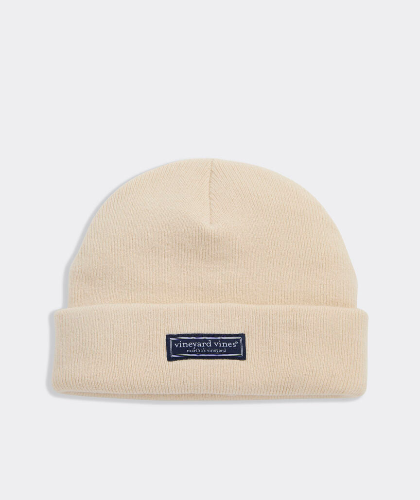 Vineyard Vines Merino Wool Watch Cap STONE