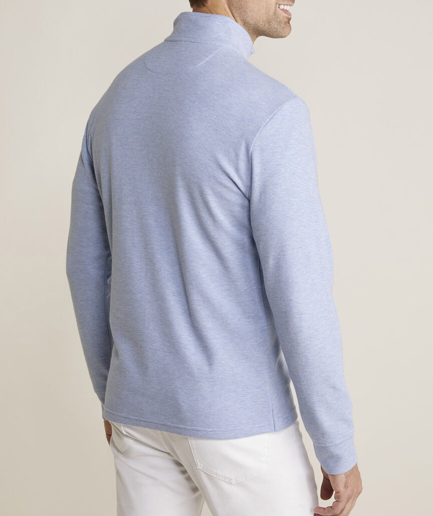 Vineyard Vines M Saltwater 1/4 Zip JAKE BLUE