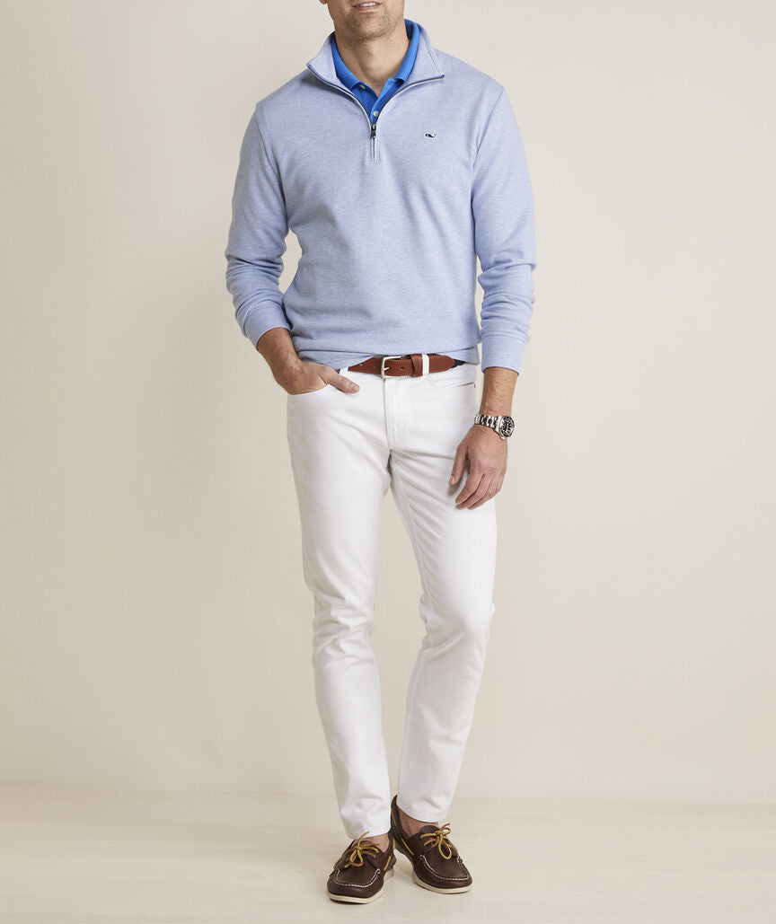 Vineyard Vines M Saltwater 1/4 Zip JAKE BLUE