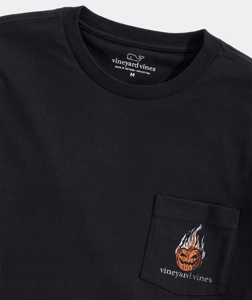 Vineyard Vines M LS Headless Horseman Tee JET BLACK