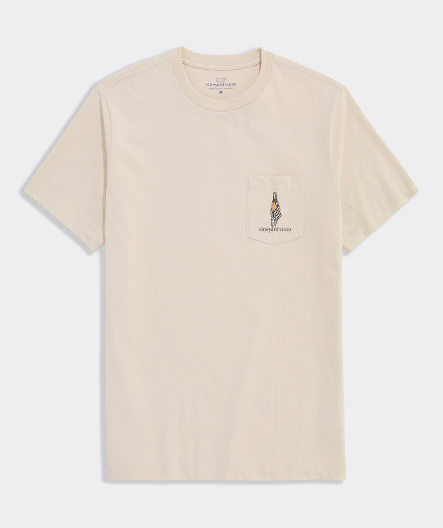 Vineyard Vines M SS Rest In Paradise Tee STONE