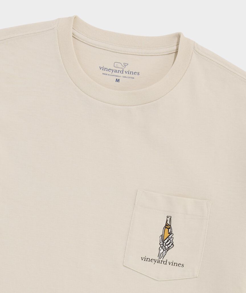 Vineyard Vines M SS Rest In Paradise Tee STONE