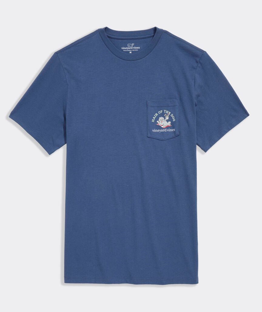 Vineyard Vines M SS Hair of the Dog Tee MOONSHINE