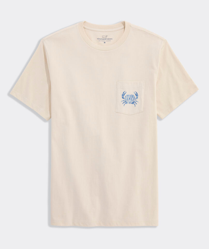Vineyard Vines M SS Crab Tee STONE