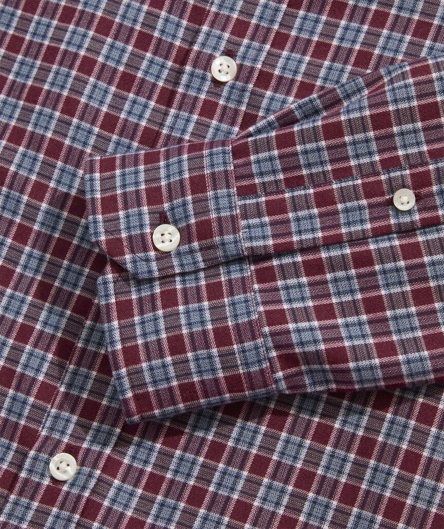 Vineyard Vines M LS Kendrick Check Twill Shirt CRIMSON