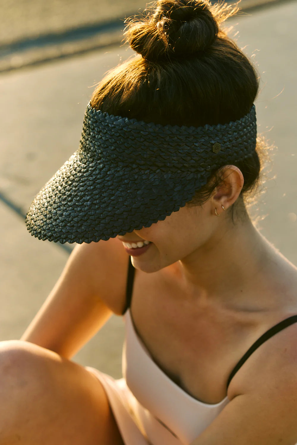 Hemlock Hat Co Capri Visor ONYX