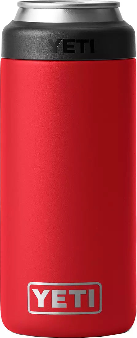 Yeti Rambler Colster Slim Can Insulator RESCUE RED