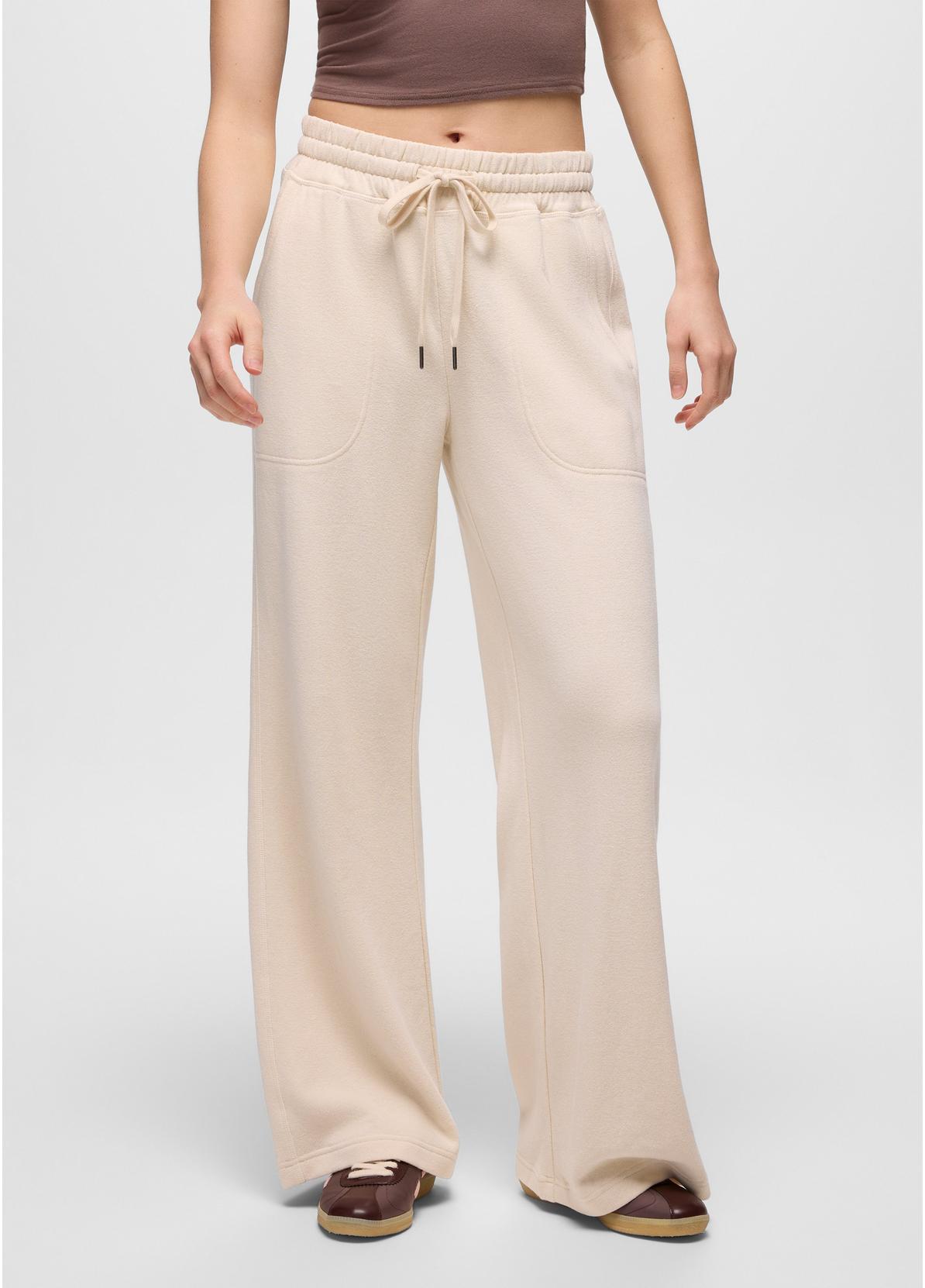 prAna W Cozy Up Wide Leg Pant CANVAS HEATHER