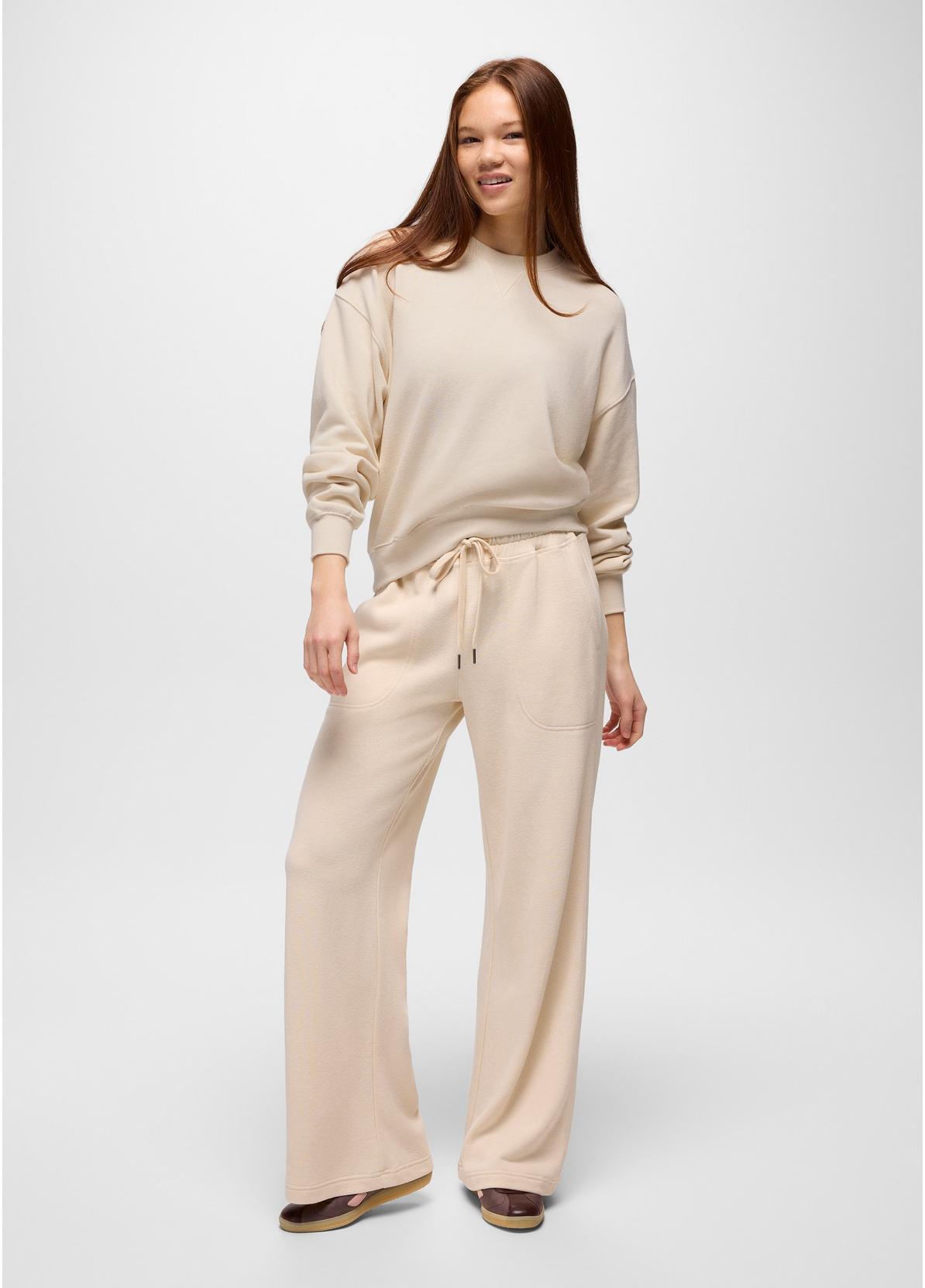prAna W Cozy Up Wide Leg Pant CANVAS HEATHER