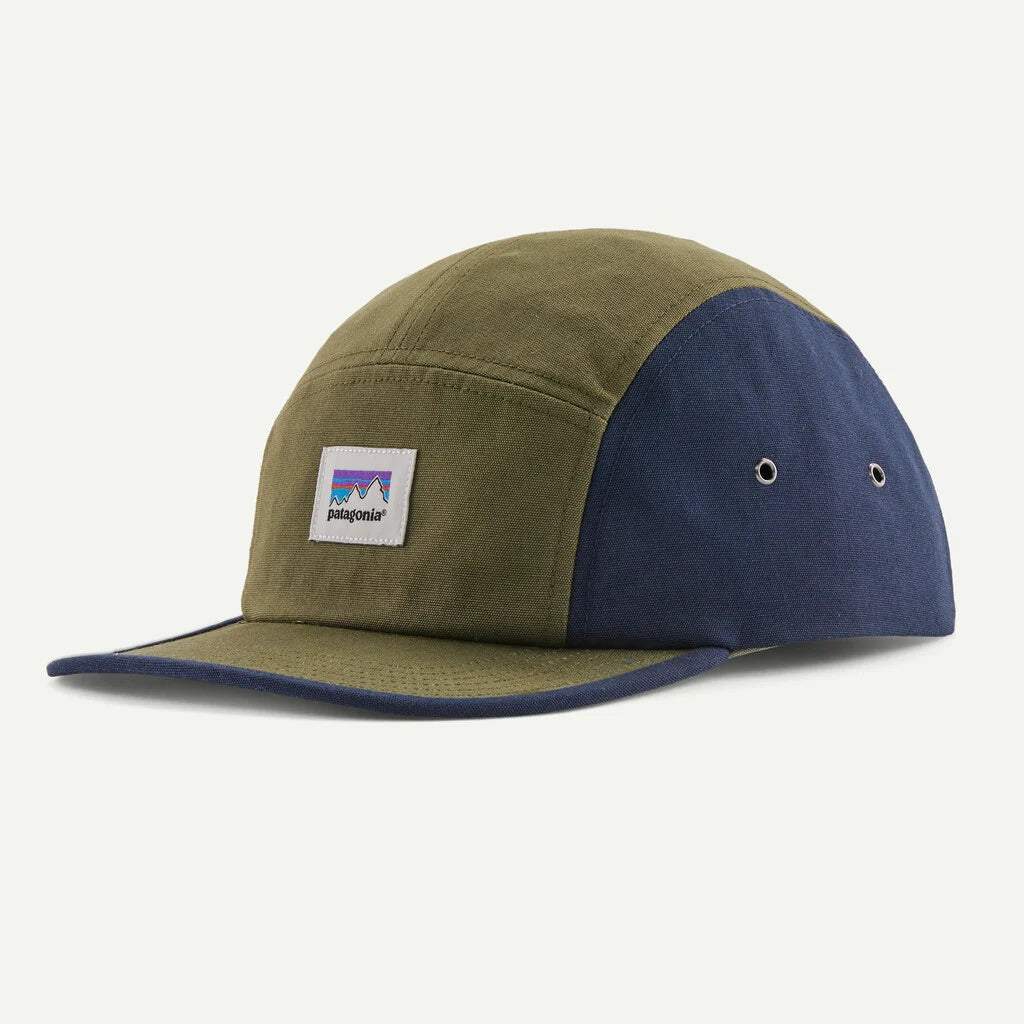 Patagonia Graphic Maclure Hat Shop Sticker: TENT GREEN