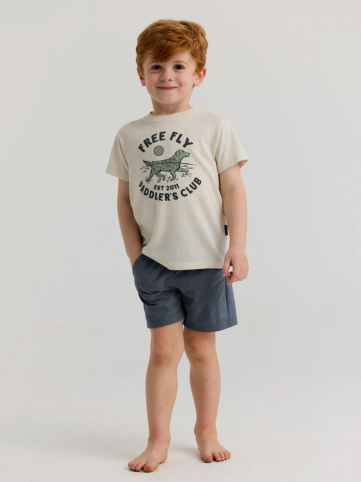 Free Fly Toddler Breeze Short STORM CLOUD