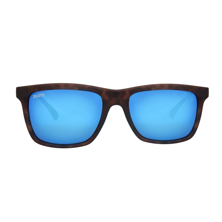Calcutta Intruder Sunglasses MATTE TORT/BLUE MIRROR