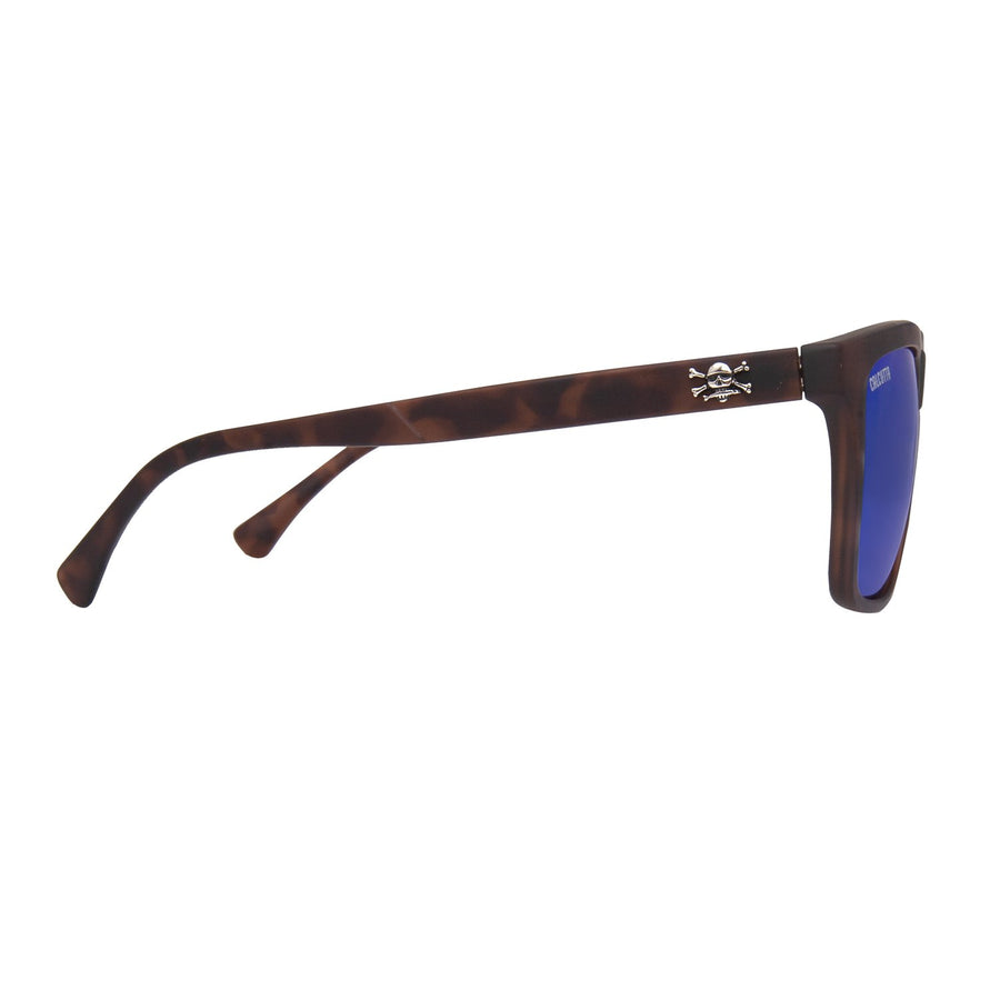 Calcutta Intruder Sunglasses MATTE TORT/BLUE MIRROR