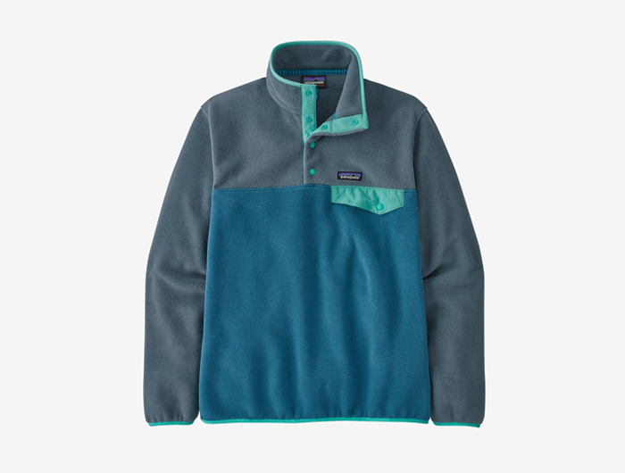 Patagonia M LW Synchilla Snap-T Pullover WAVY BLUE