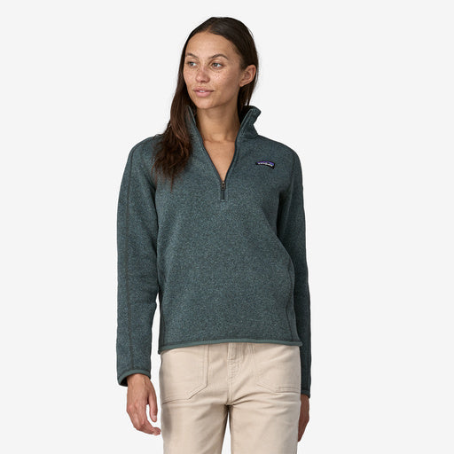 Patagonia W Better Sweater 1/4 NOUVEAU GREEN