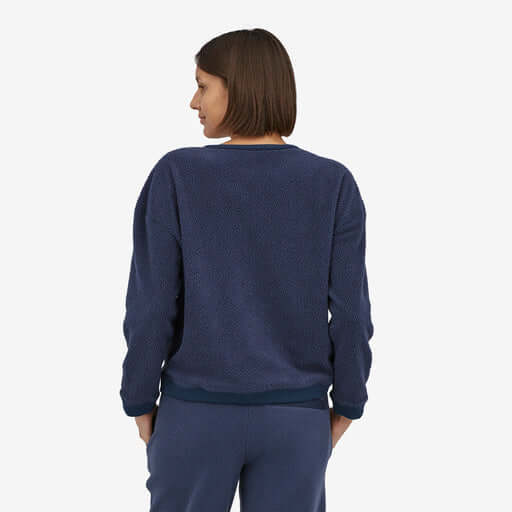 Patagonia W Shearling Crew NEW NAVY