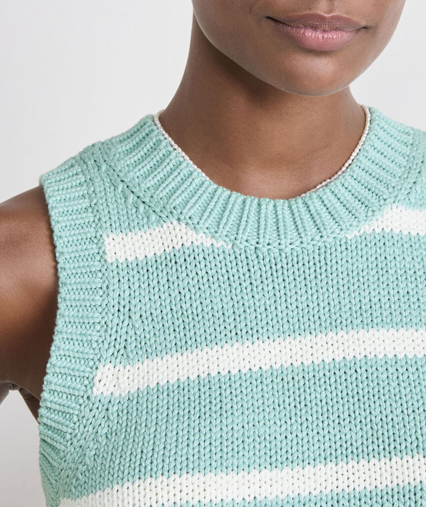 Vineyard Vines W Sweater Tank HANA STRIPE AH