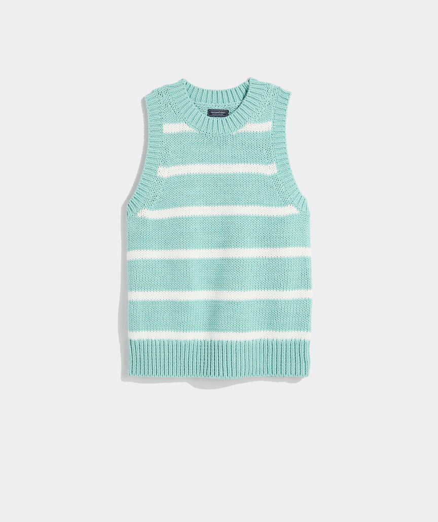 Vineyard Vines W Sweater Tank HANA STRIPE AH