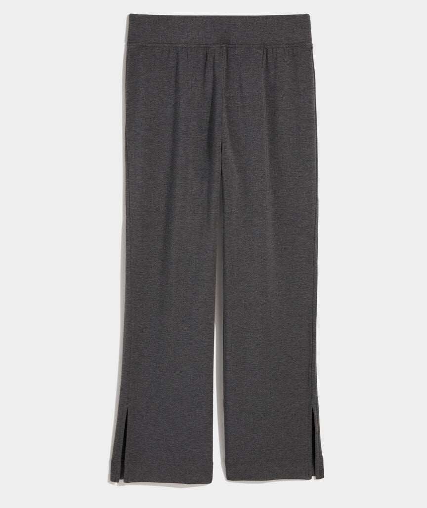 Vineyard Vines W Dreamcloth Wide Leg Pant CHARCOAL HEATHER