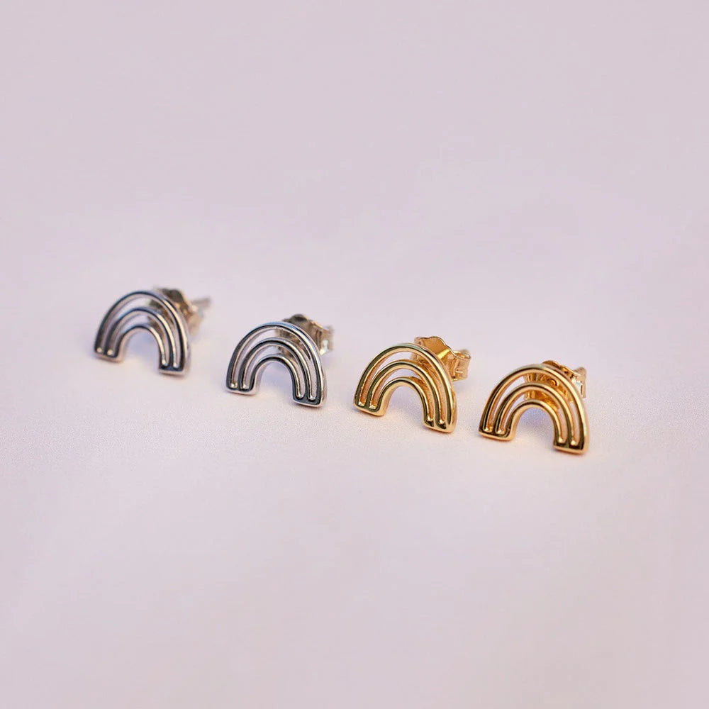 Pura Vida Chasing Rainbows Studs SILVER