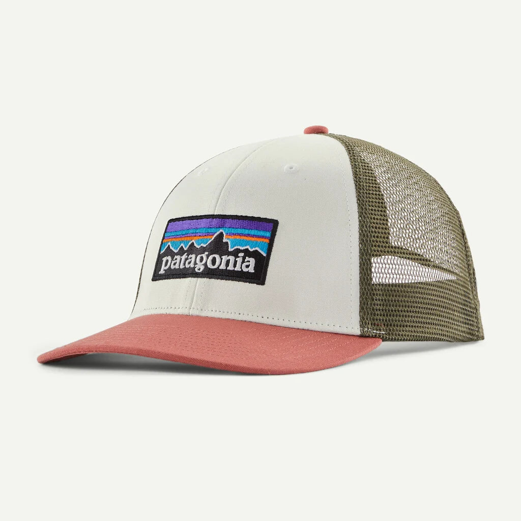 Patagonia P-6 Logo LoPro Trucker BIRCH WHITE