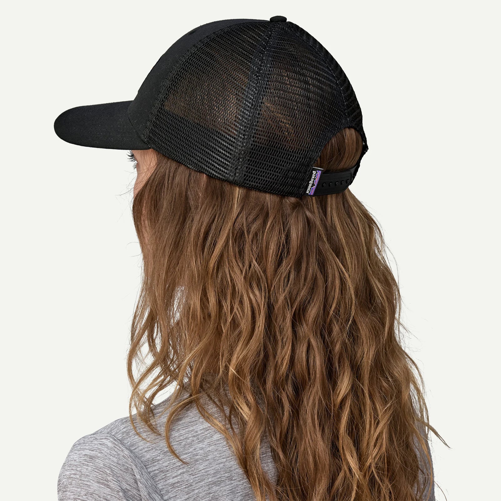 Patagonia P-6 Logo LoPro Trucker BLACK