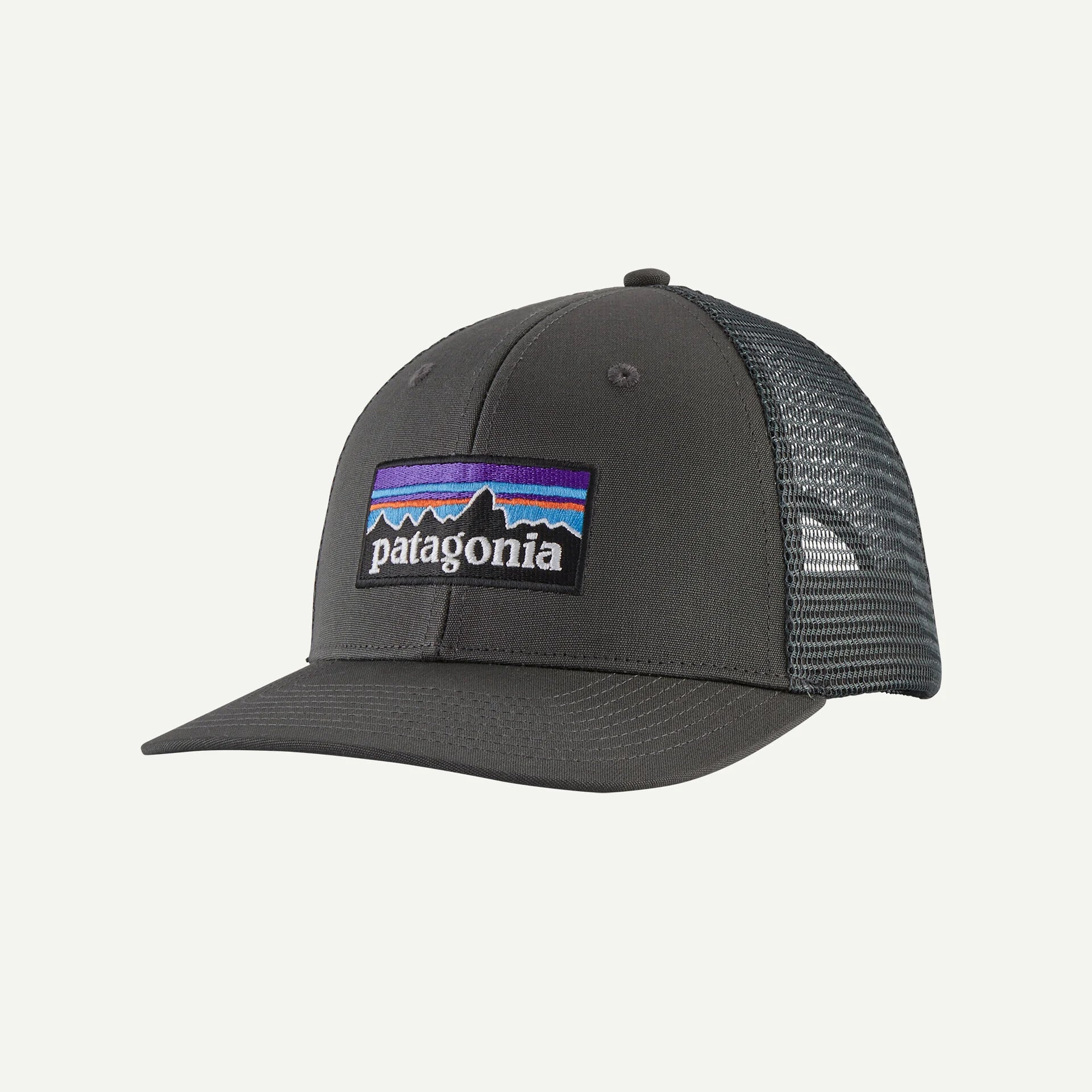 Patagonia P-6 Logo Trucker Hat FORGE GREY