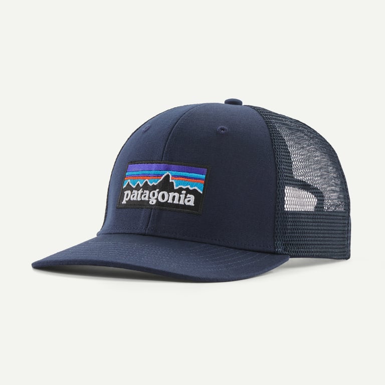 Patagonia P-6 Logo Trucker Hat NEW NAVY