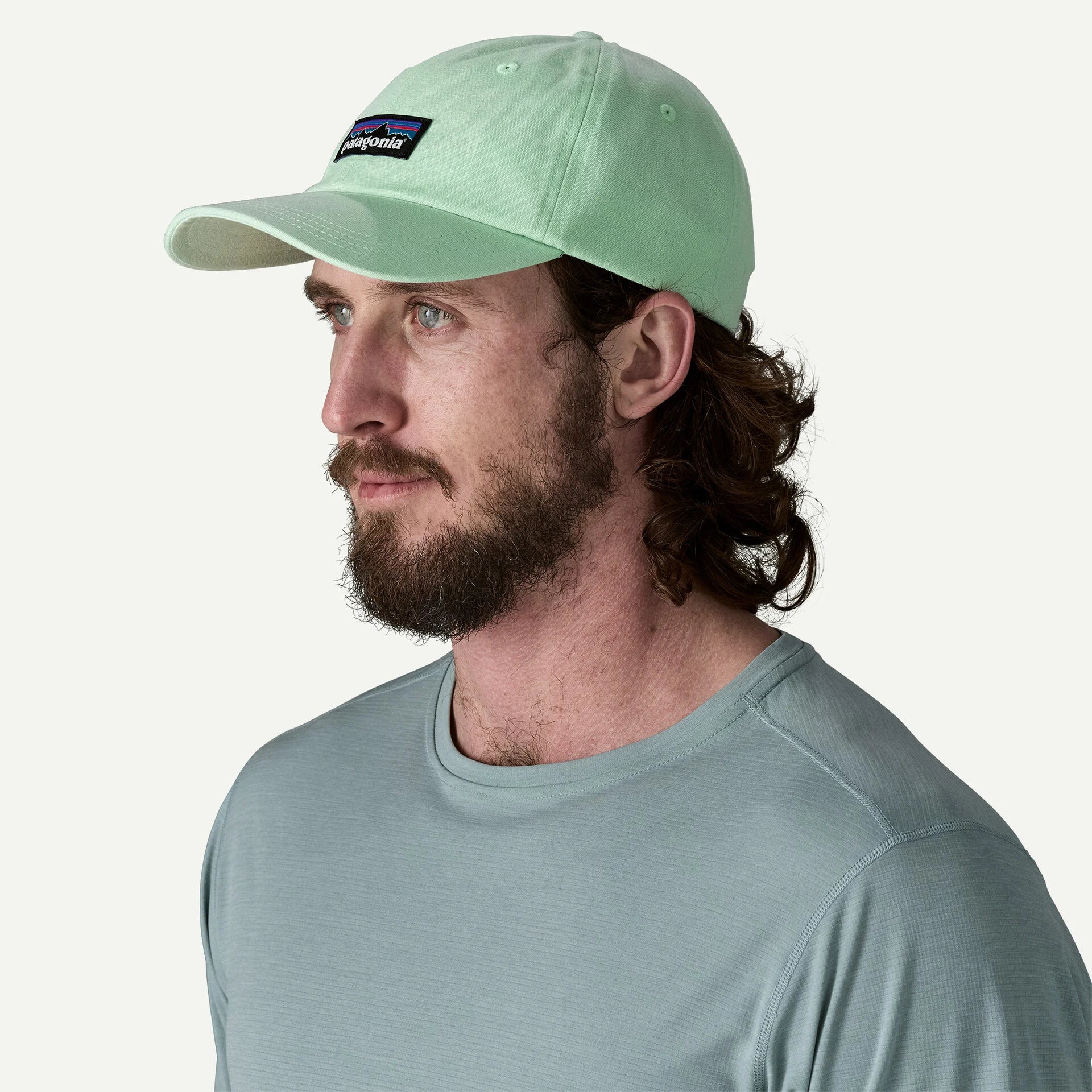Patagonia P-6 Label Trad Cap RINSED GREEN