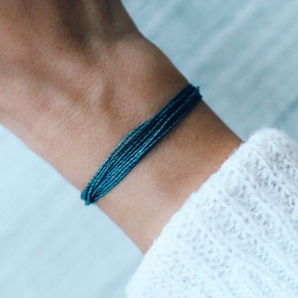 Pura Vida Original Solid Bracelet PACIFIC BLUE